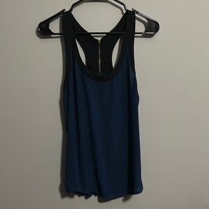 Express Black and Blue Women's Top